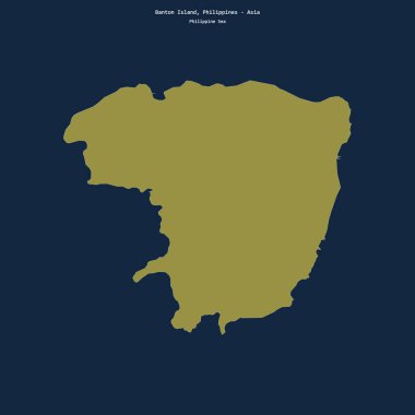 Filipin Denizi 'ndeki Banton Adası' nın şekli, Filipinlere ait.