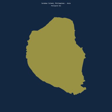 Filipin Denizi 'ndeki Carabao Adası' nın şekli, Filipinlere ait.