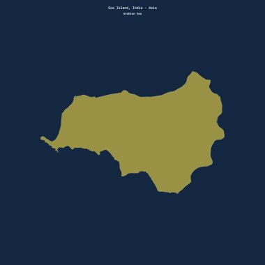 Arap Denizi 'ndeki Goa Adası şekli, Hindistan' a ait.