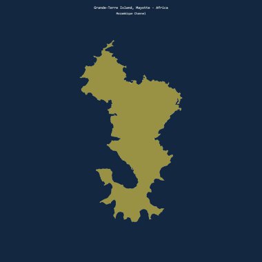 Mozambik Kanalı 'ndaki Büyük Terre Adası Mayotte' ye ait.