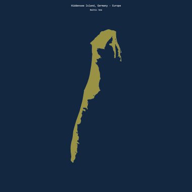 Baltık Denizi 'ndeki Saklı Ada' nın şekli, Almanya 'ya ait.