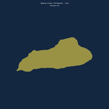 Filipin Denizi 'ndeki Jomalig Adası' nın şekli, Filipinlere ait.
