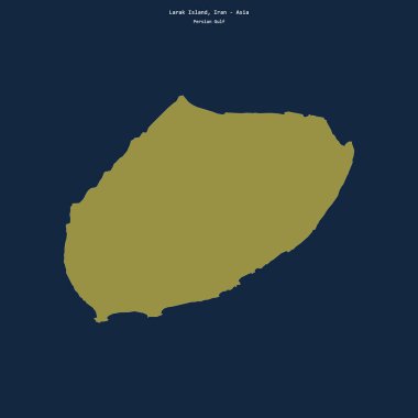 İran Körfezi 'ndeki Larak Adası' nın şekli, İran 'a ait.