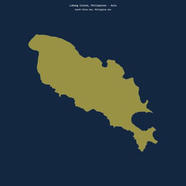 Filipin Denizi 'ndeki Lubang Adası' nın şekli, Filipinlere ait.