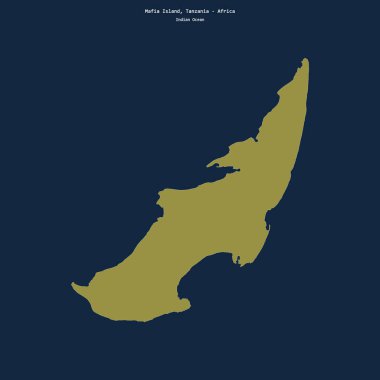 Hint Okyanusu 'ndaki Mafya Adası' nın şekli, Tanzanya 'ya ait.