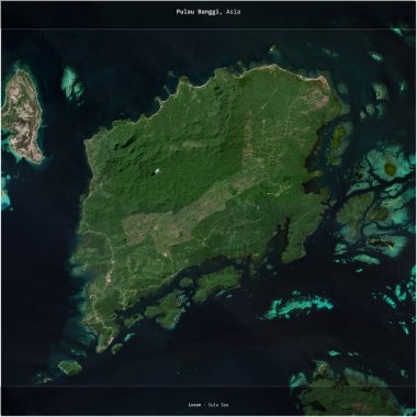 Malezya 'ya ait Sulu Denizi' ndeki Pulau Banggi, 20 Haziran 2018 'de çekilmiş bir uydu görüntüsünün karesini aldı.