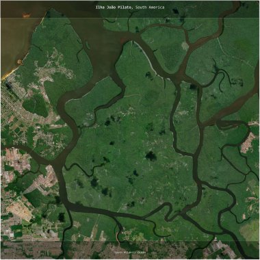 Brezilya 'ya ait Güney Atlantik Okyanusu' ndaki Ilha Joao Pilato, 29 Temmuz 2020 'de çekilmiş bir uydu görüntüsünün karesini aldı.
