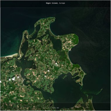 Almanya 'ya ait Baltık Denizi' ndeki Rugen Adası, 5 Haziran 2023 'te çekilen bir uydu görüntüsünün karesini aldı.