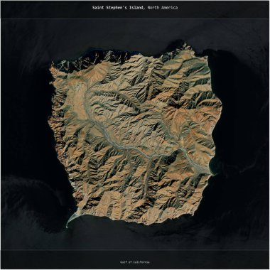 Meksika Körfezi 'ndeki Aziz Stephen Adası, 28 Şubat 2023' te çekilmiş bir uydu görüntüsüyle karesini aldı.