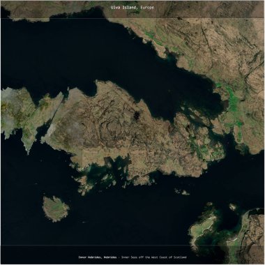 İskoçya 'nın batı kıyısındaki İç Denizler' deki Ulva Adası, 4 Haziran 2023 'te çekilen uydu görüntüsü ile karesini aldı.