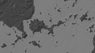 Seto Naikai 'deki Yashiro Adası ya da bilek yüksekliği haritasında İç Deniz