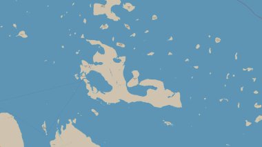 Kızıl Deniz 'deki Dahlak Kebir Adası, OSM standart haritası üzerinde