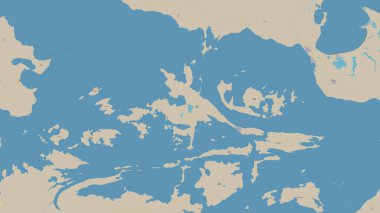 Güney Atlantik Okyanusu 'ndaki Golding Adası OSM standart haritası üzerinde