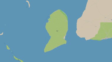 Solomon Denizi 'ndeki Kaileuna Adası, OSM standart haritasında yer almaktadır.