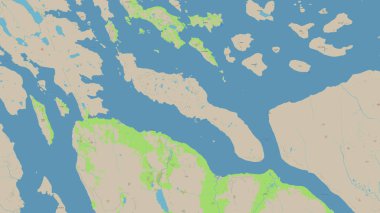 Hint Okyanusu 'ndaki Ile Longue, OSM standart haritası.