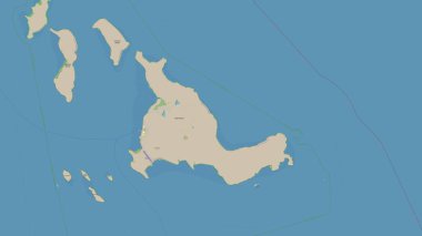 Mercan Denizi 'nde OSM standart haritasında yer alan Palm Island