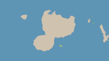 Banda Denizi 'ndeki Pulau Romang, OSM standart haritası üzerinde