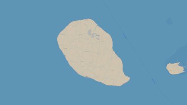 Java Denizi 'nde OSM standart haritasında Pulau Sapudi