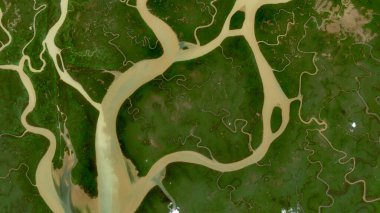 Gine Körfezi 'ndeki Clarendon Adası 28 Aralık 2023' te çekilmiş bir uydu görüntüsü.