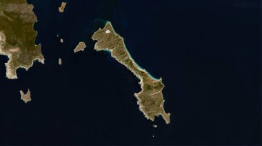 Thistle Island in the Great Australian Bight on a satellite image taken in November 5, 2023 clipart