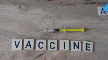 Şarbon aşısı konsepti. Şarbon, bakterinin sebep olduğu bir enfeksiyon.