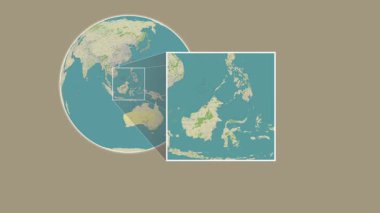 Pulau Bum Adası. Celebes Denizi - Malezya