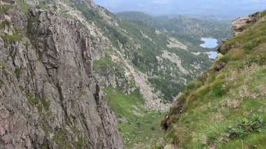 Karkonosze/Krkonose dağlarında dağ manzara