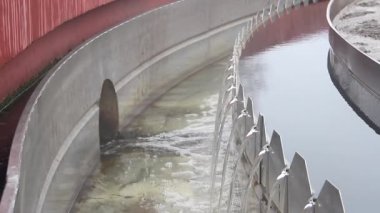 Lağım arıtma tesisi - Atık su arıtma (dairesel tortu tankı) 