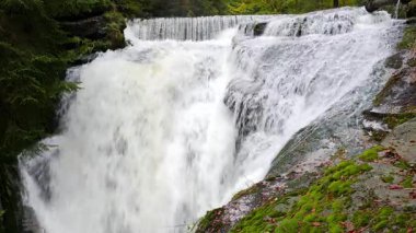 Szklarka Şelalesi. Karkonoski Ulusal Parkı, Polonya