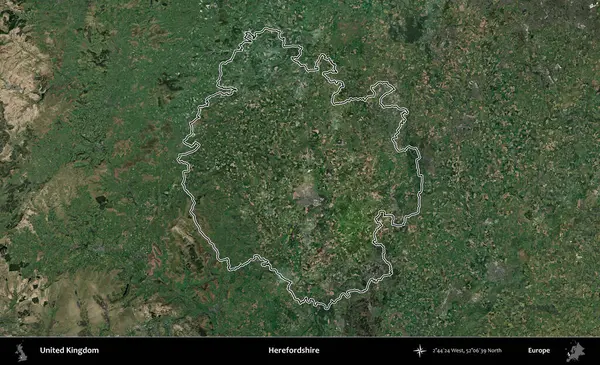 Burada, Dshire 'da. Birleşik Krallık 'ın idari bölgesini A uydusundan gösteren bir görüntü.