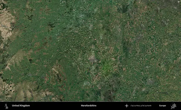 Burada, Dshire 'da. Birleşik Krallık 'ın idari alanı bir uydu görüntüsü üzerinde