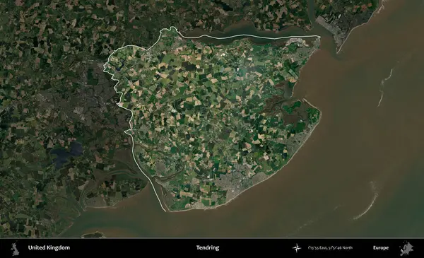 Dallanıp budaklanıyor. Birleşik Krallık 'ın idari alanı karartılmış bir uydu üzerinde vurgulanmış ve özetlenmiştir.