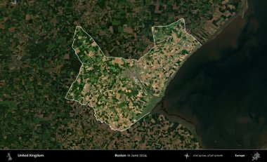 - Boston. Birleşik Krallık 'ın idari alanı, Haziran 2024' te çekilen Kopernik Nöbetçi karolarından oluşan koyu renkli bir uydu görüntüsü üzerinde vurgulandı ve özetlendi.