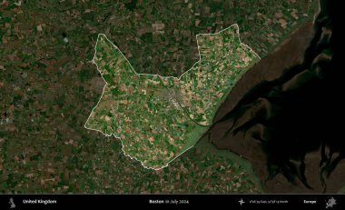 - Boston. Birleşik Krallık 'ın idari alanı, Temmuz 2024' te çekilen Kopernik Nöbetçi karolarından oluşan koyu renkli bir uydu görüntüsü üzerinde vurgulandı ve özetlendi.