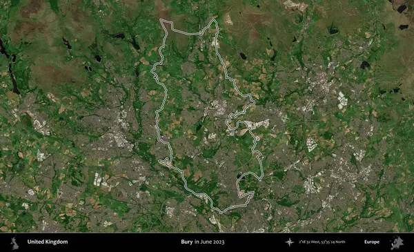 Gömmek. Haziran 2023 'te çekilen Kopernik Nöbetçi karolarından oluşan bir uydu görüntüsü üzerinde Birleşik Krallık' ın idari alanının ana hatlarını belirledik.