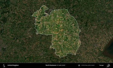 Kuzey Kesteven. Birleşik Krallık 'ın idari alanı, Haziran 2020' de çekilen Kopernik Nöbetçi karolarından oluşan koyu renkli bir uydu görüntüsü üzerinde vurgulandı ve özetlendi.