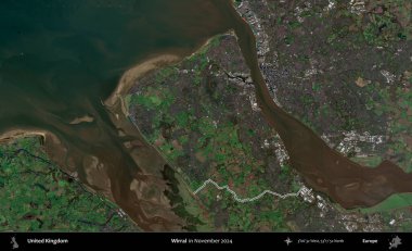 Kablosuz. Kasım 2024 'te çekilen Kopernik Nöbetçi karolarından oluşan bir uydu görüntüsü üzerinde Birleşik Krallık' ın idari bölgesinin ana hatlarını belirledik.