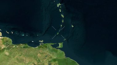 Grenada yakın çekim uydusu. Önizleme. Parıltı. Etiketler.