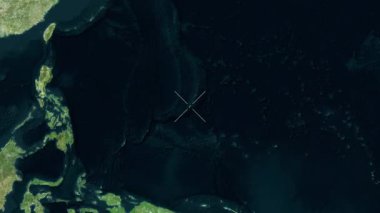 Guam yakın çekim uydusu. Önizleme. Parıltı. Etiketler.