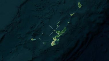 Ie Adası - Japonya yakın çekim - uydu. Önizleme. Parıltı. Etiketler.