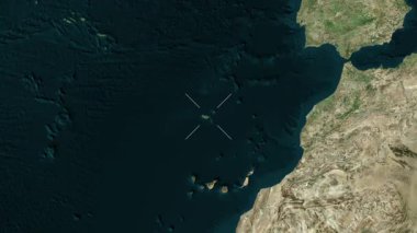 Madeira - Portekiz yakın çekim - uydu. Önizleme. Parıltı. Etiketler.