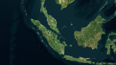 Singapur yakın çekim uydusu. Önizleme. Parıltı. Etiketler.