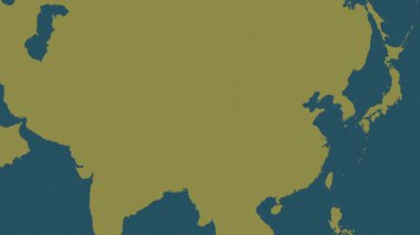 Çin haritası - sür. Sınır. Desen.