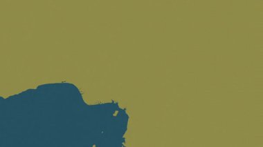 Kamerun haritası - sür. Bölgeler. Desen.