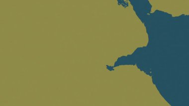 Cibuti haritası - sür. Bölgeler. Desen.