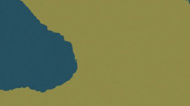 Georgia haritası, sür. Bölgeler. Desen.