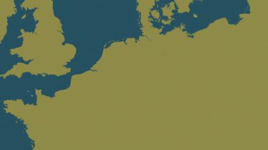 Almanya haritası - sür. Bölgeler. Desen.