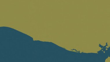 El Salvador haritası - sür. Sınır. Desen.