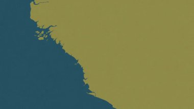 Gine haritası - sür. Sınır. Desen.