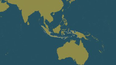 Endonezya haritası - süzül. Sınır. Desen.